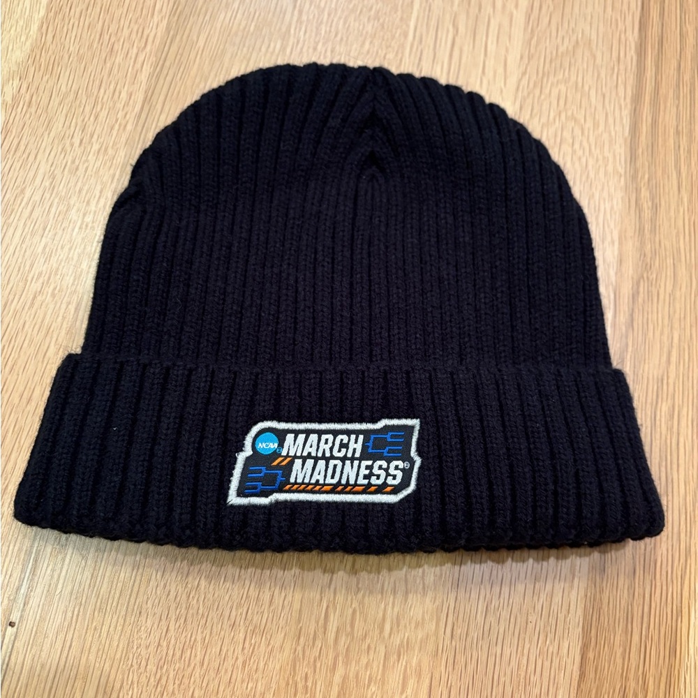 March Madness unisex Black March Madness Knit Hat W Pom/ Beanie